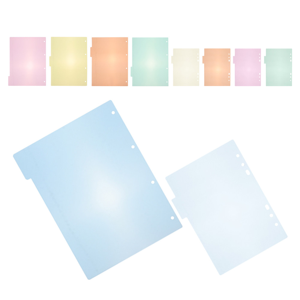 1Set Binder Dividers Plastic P - Tab Divider A4 评论和价格